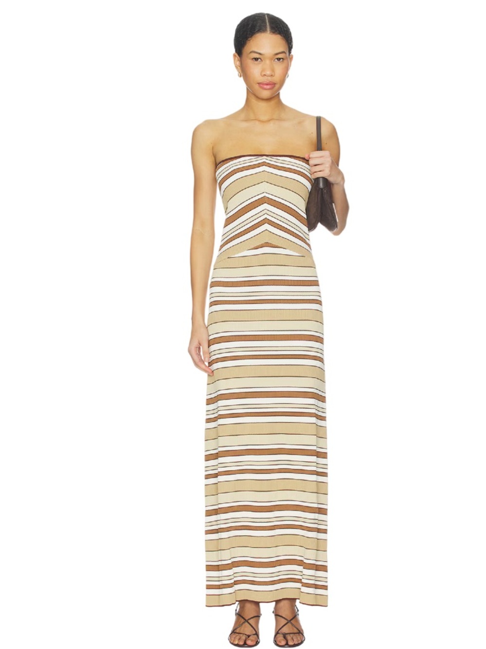 MINKPINK Vela Strapless Knit Midi
Dress